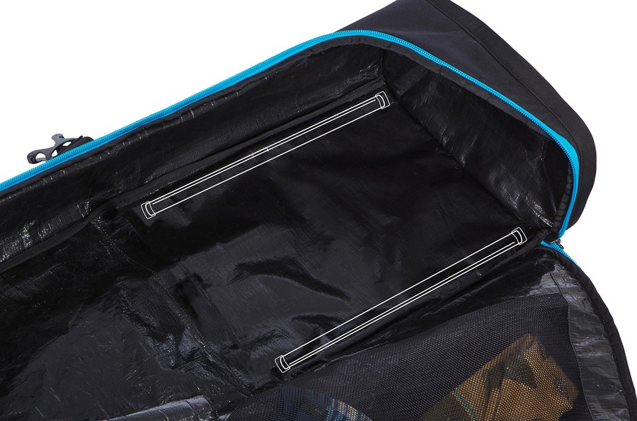 Чехол на колёсиках для 2-х сноубордов THULE Roundtrip Snowboard Roller Black 165 фото 5