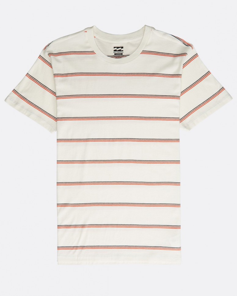 Футболка мужская BILLABONG Die Cut Stripe Ss Cr Bone