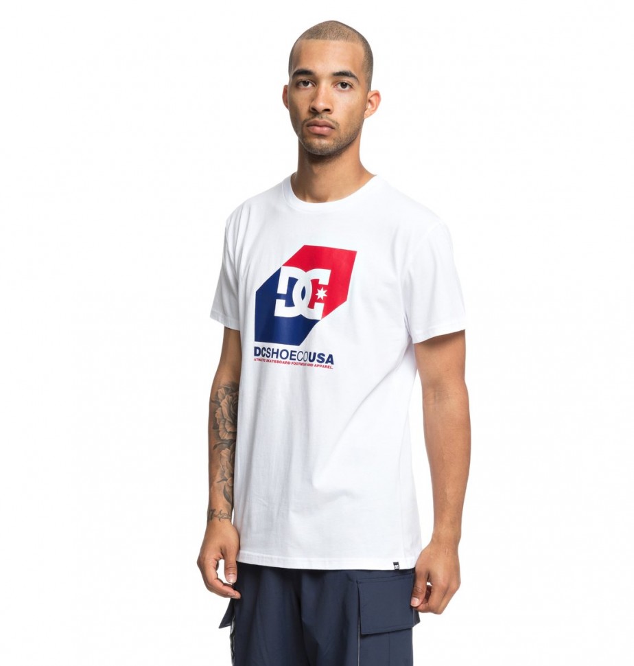 Футболка DC SHOES Nosed Up Ss M Snow White фото 2