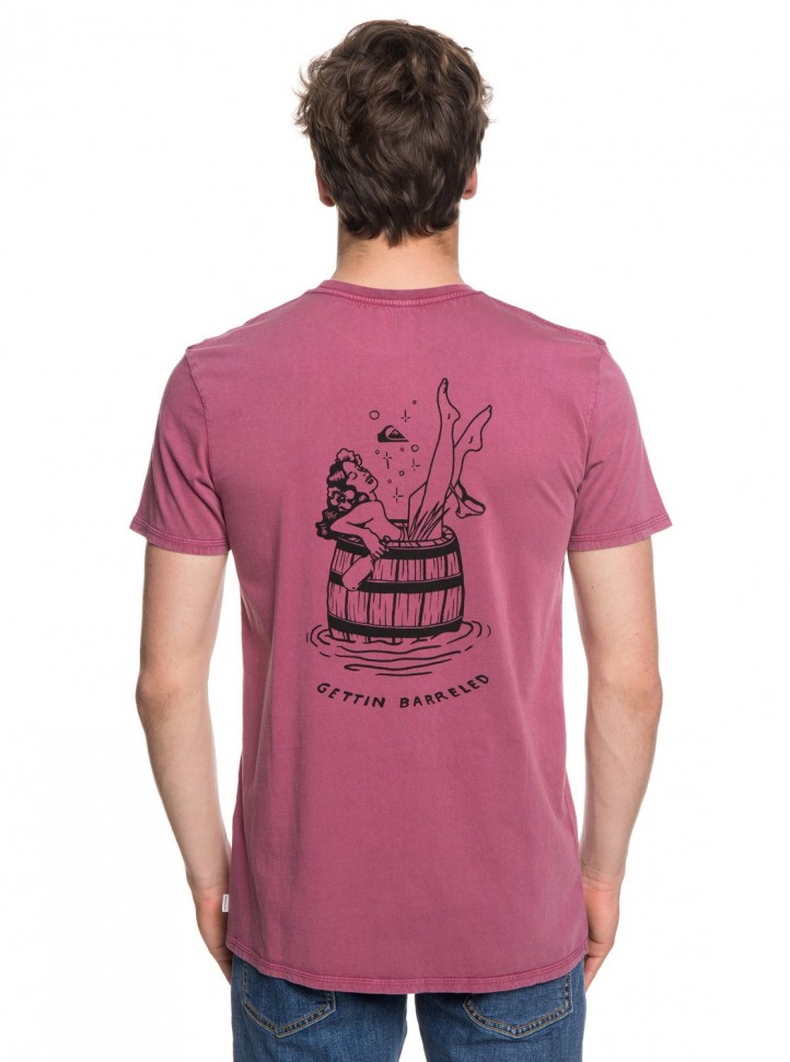 Футболка QUIKSILVER Gettinbarreled M Mellow Mauve фото 3