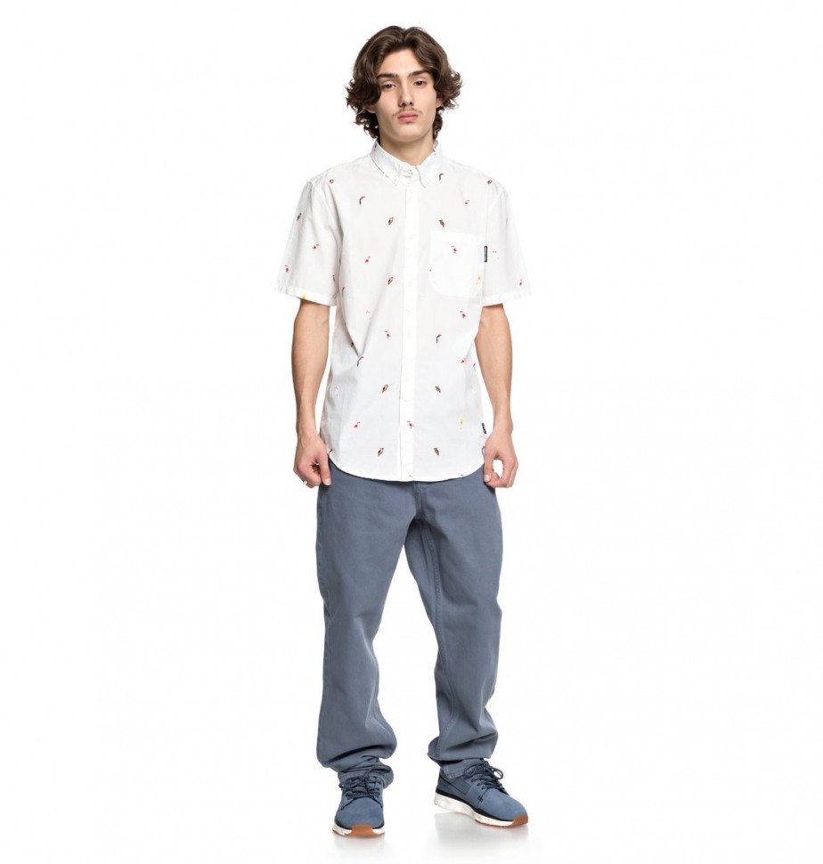 Рубашка мужская DC SHOES Hepscott M Snow White фото 3
