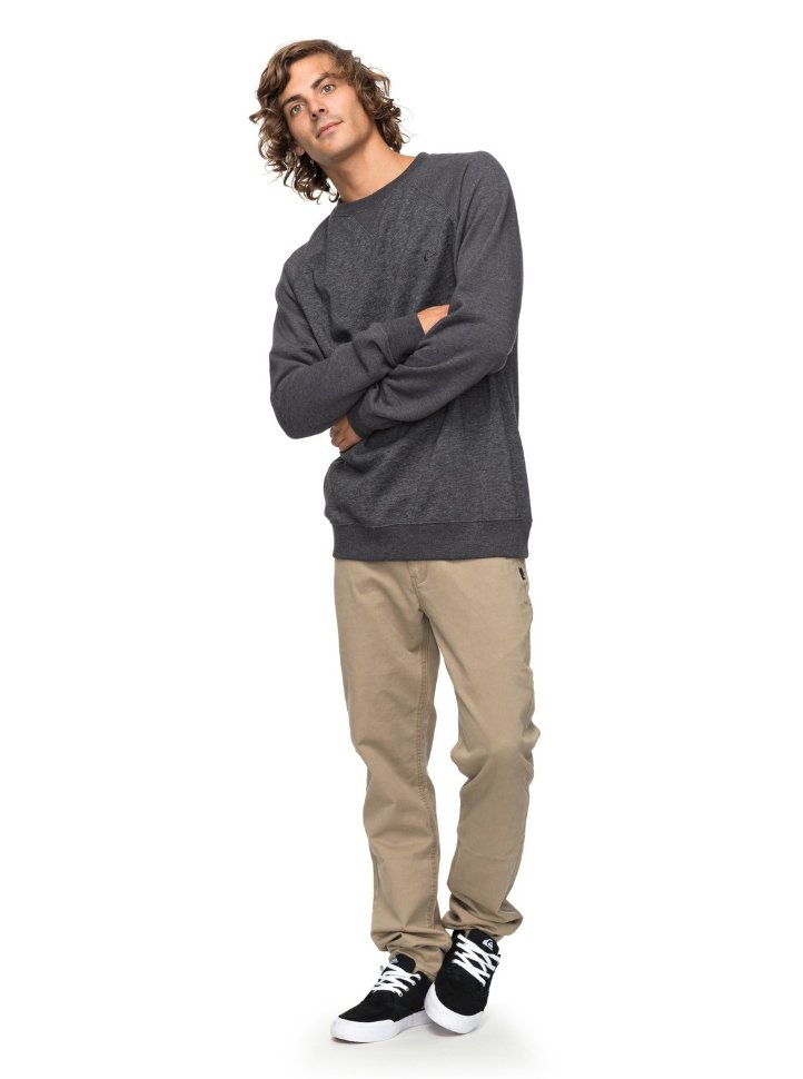 Джемпер мужской QUIKSILVER Everydaycrew M Dark Grey Heather фото 2
