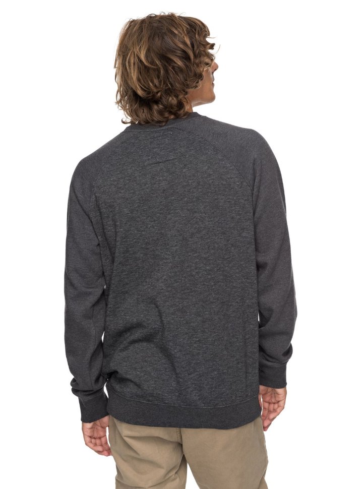 Джемпер мужской QUIKSILVER Everydaycrew M Dark Grey Heather фото 3