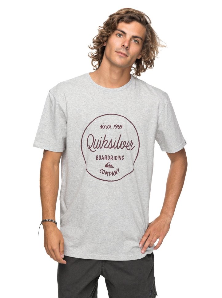 Футболка мужская QUIKSILVER Clmornslides M Athletic Heather