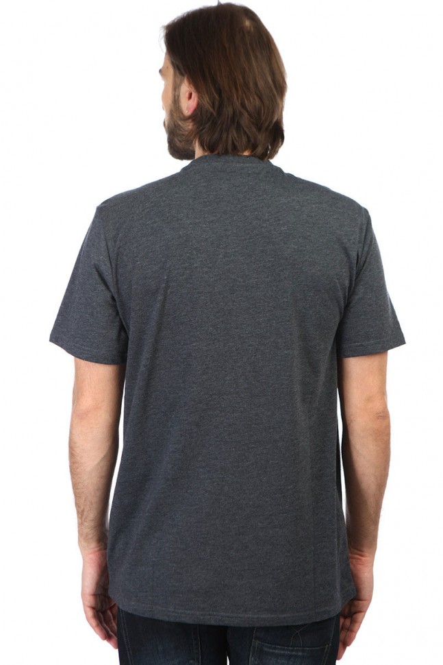 Футболка мужская ELEMENT Basic Crew Ss Charcoal Heather фото 2