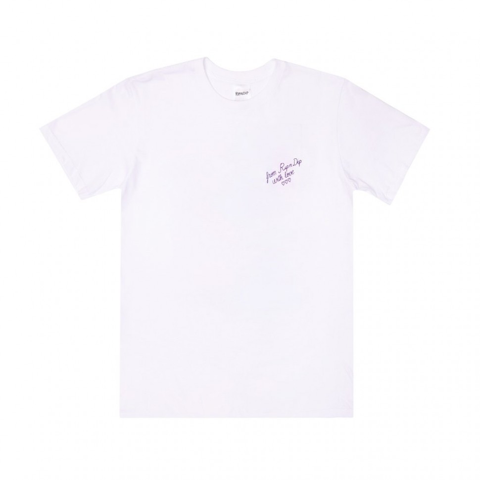 Футболка RIPNDIP Love Letter Tee White 2020 фото 2