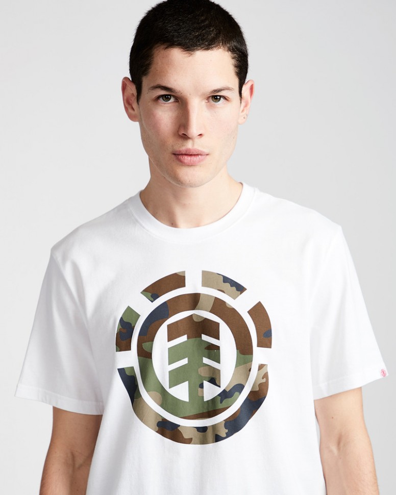 Футболка мужская ELEMENT Foundation Icon Ss Optic White фото 2