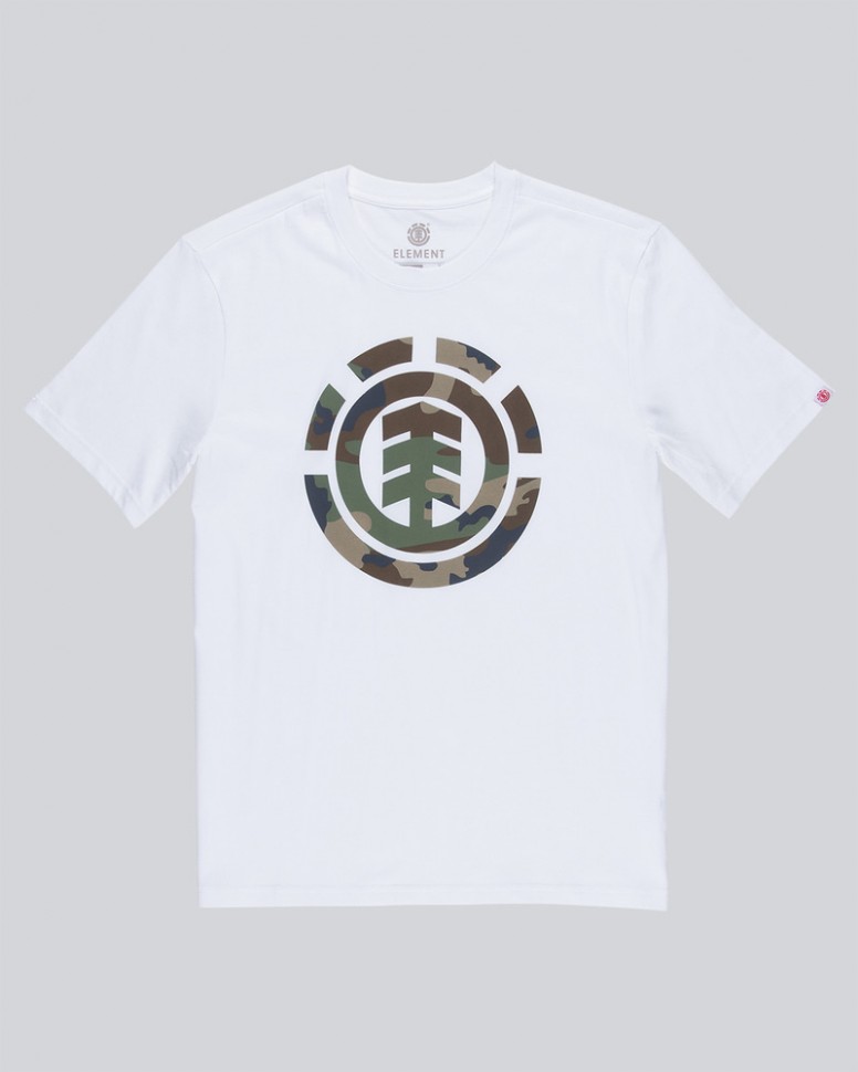 Футболка мужская ELEMENT Foundation Icon Ss Optic White фото 4