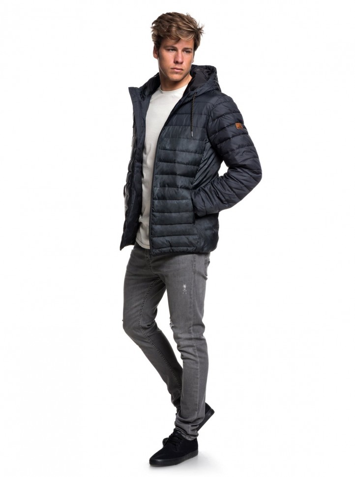 Куртка QUIKSILVER Scalyhoodblock M Black фото 4