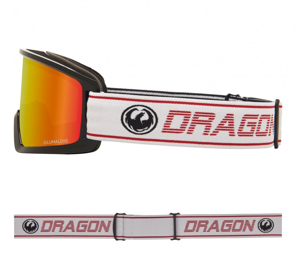Маска горнолыжная DRAGON Dx3 Otg Bantam/Ll Red Ion фото 3