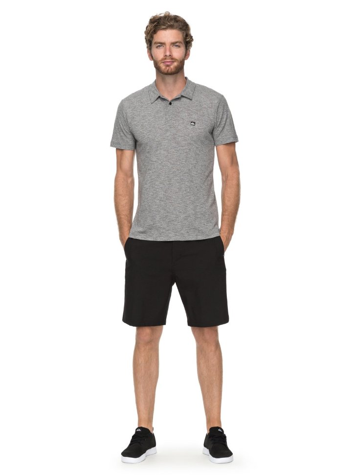 Рубашка-поло мужская QUIKSILVER Skybreak Polo M Medium Grey Heather фото 2