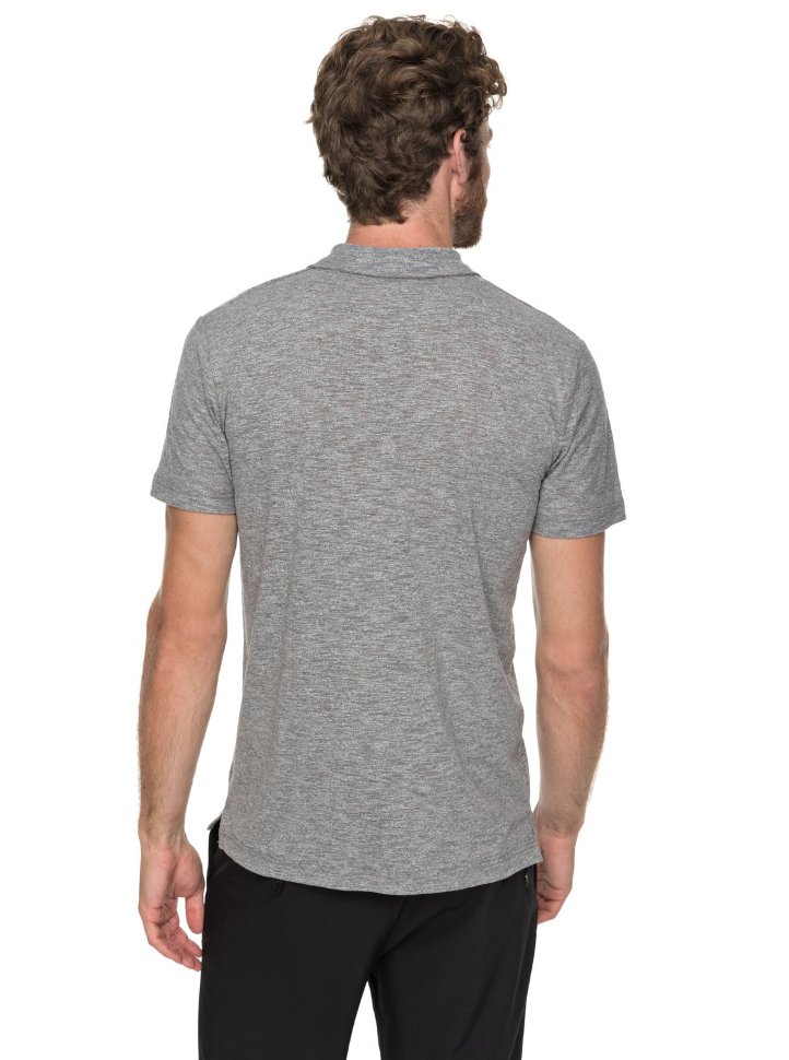 Рубашка-поло мужская QUIKSILVER Skybreak Polo M Medium Grey Heather фото 3