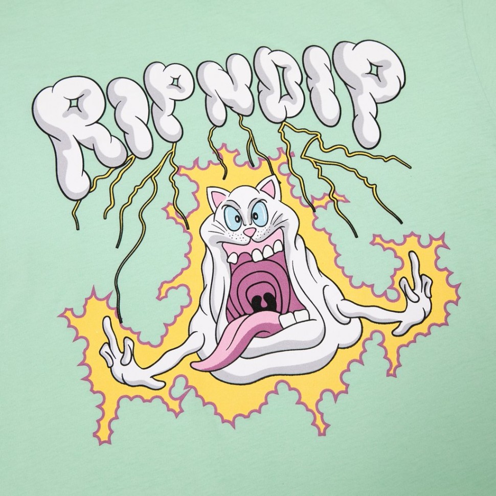 Футболка RIPNDIP Shocked Tee Mint 2020 фото 2