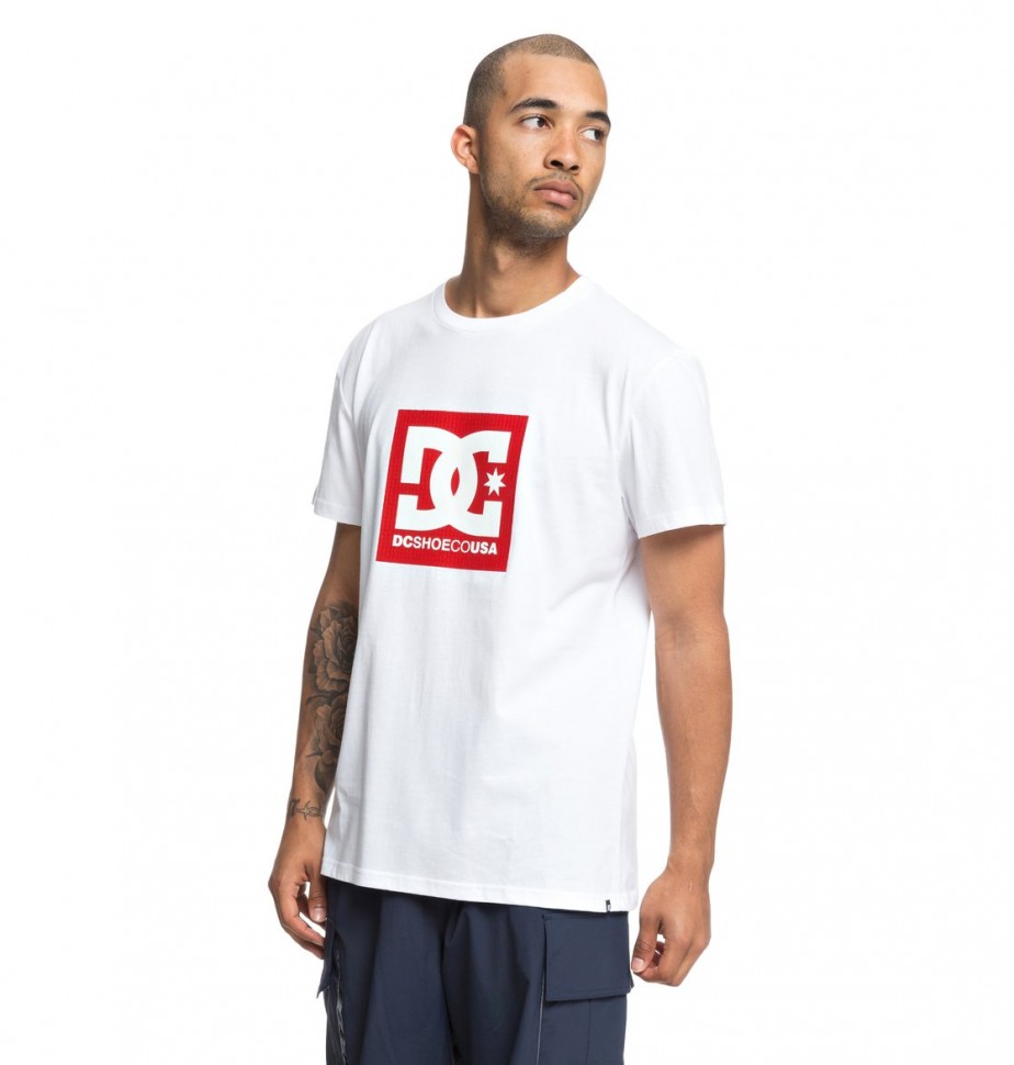 Футболка DC SHOES Pill Boxing Ss M Snow White фото 2