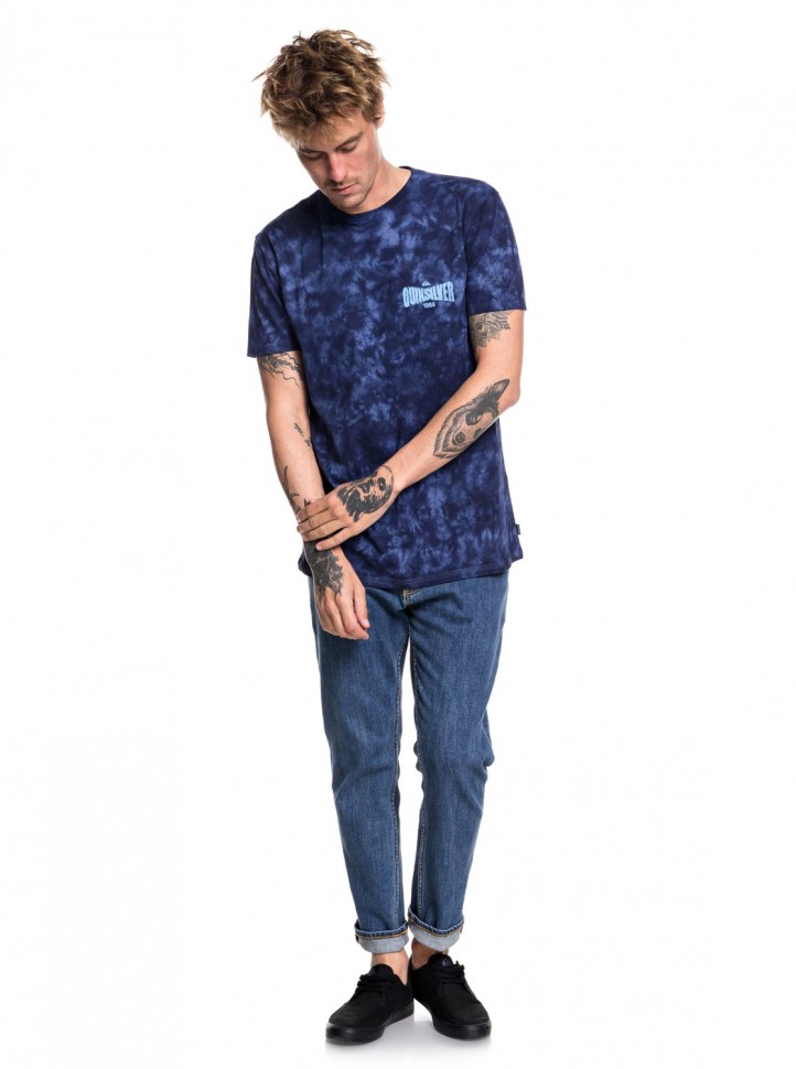 Футболка QUIKSILVER Rockinrailsss M Bijou Blue фото 2