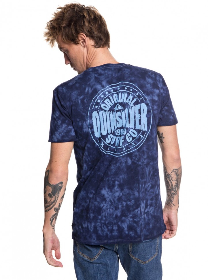 Футболка QUIKSILVER Rockinrailsss M Bijou Blue фото 3