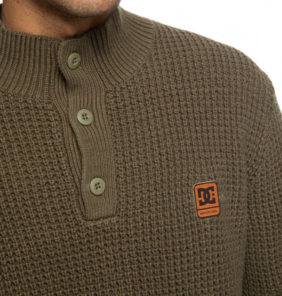 Джемпер DC SHOES Bell Shaw M Burnt Olive фото 3