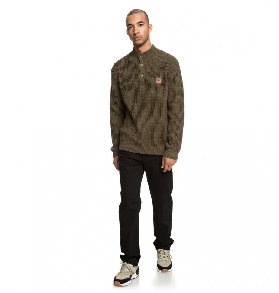 Джемпер DC SHOES Bell Shaw M Burnt Olive фото 4