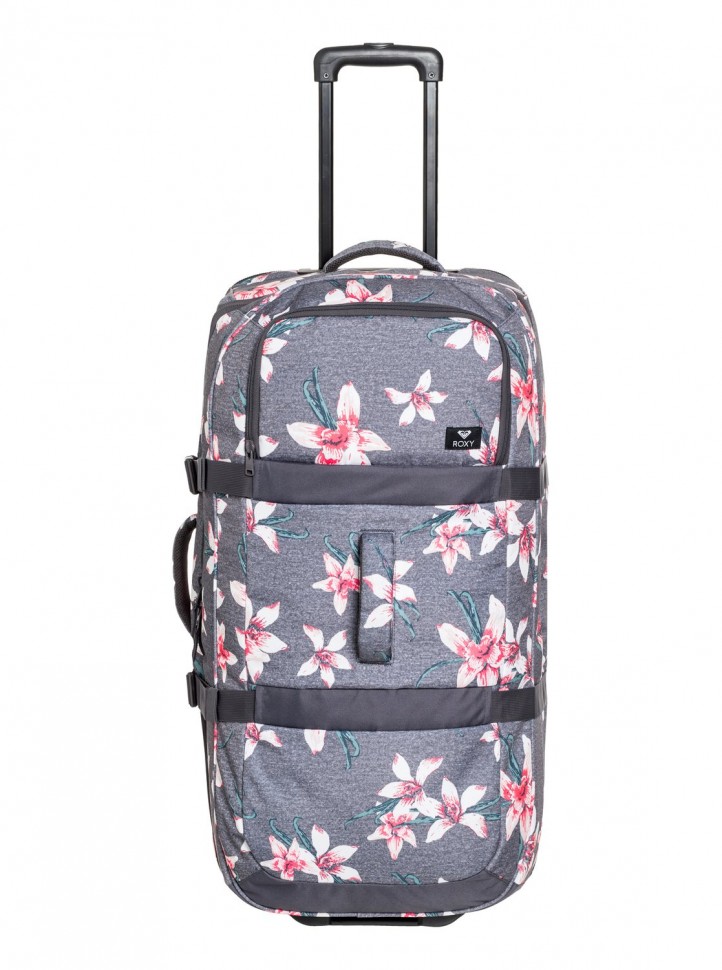 Чемодан ROXY Long Haul 2 J Charcoal Heather Flower Field фото 2