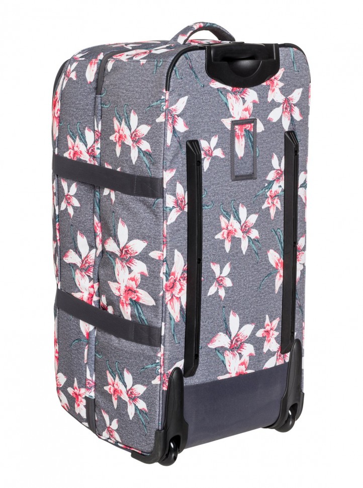 Чемодан ROXY Long Haul 2 J Charcoal Heather Flower Field фото 4
