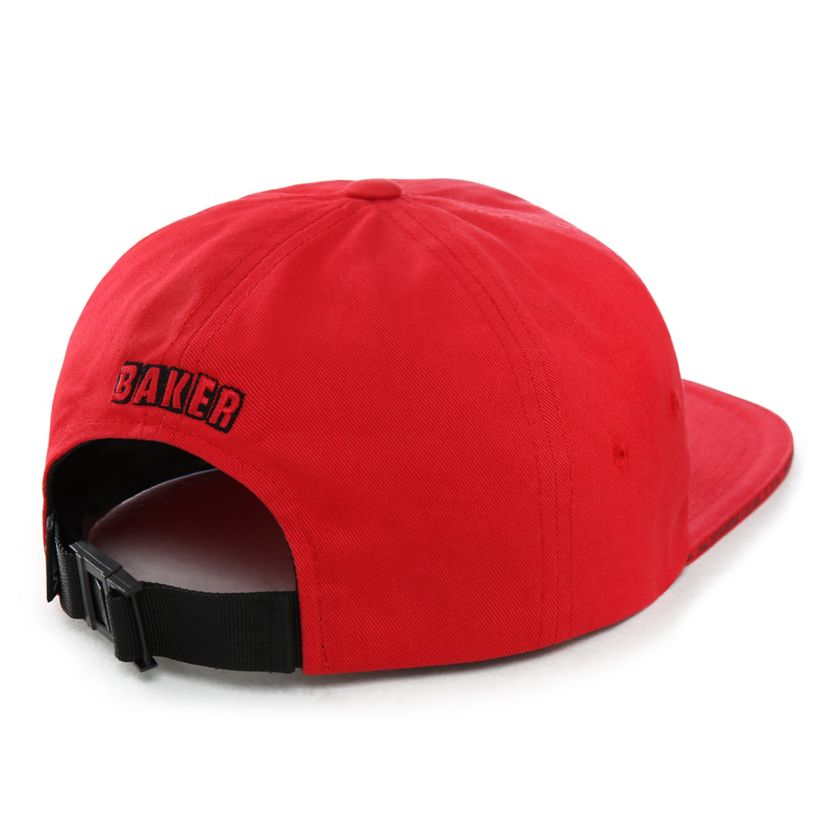 Кепка VANS Mn Vans X Baker Jockey Racing Re Racing Red фото 3