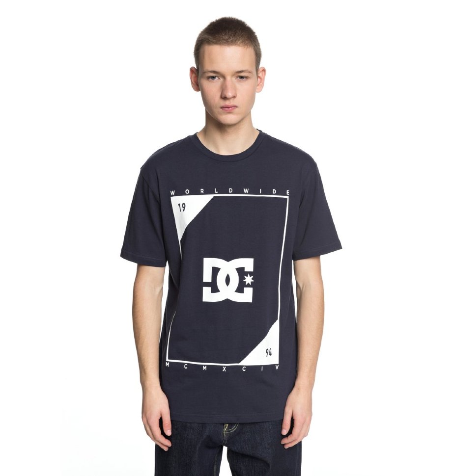 Футболка мужская DC SHOES Middle Theory S M Dark Indigo