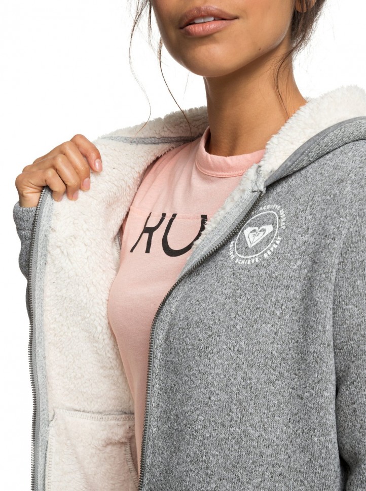 Кардиган ROXY Super Cosy Fl A J Charcoal Heather фото 2