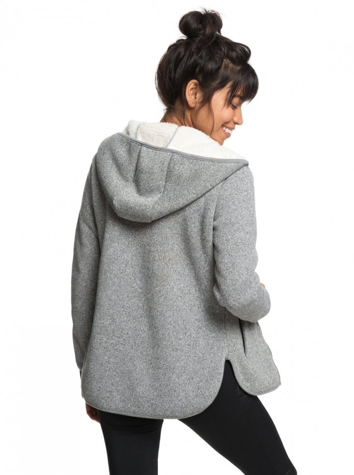 Кардиган ROXY Super Cosy Fl A J Charcoal Heather фото 4