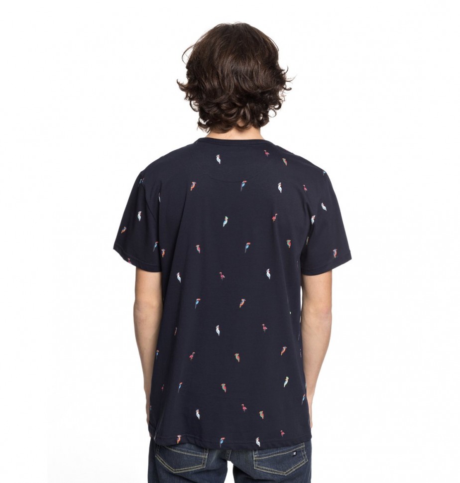 Футболка мужская DC SHOES 2Can Ss M Dark Indigo Toucan фото 3