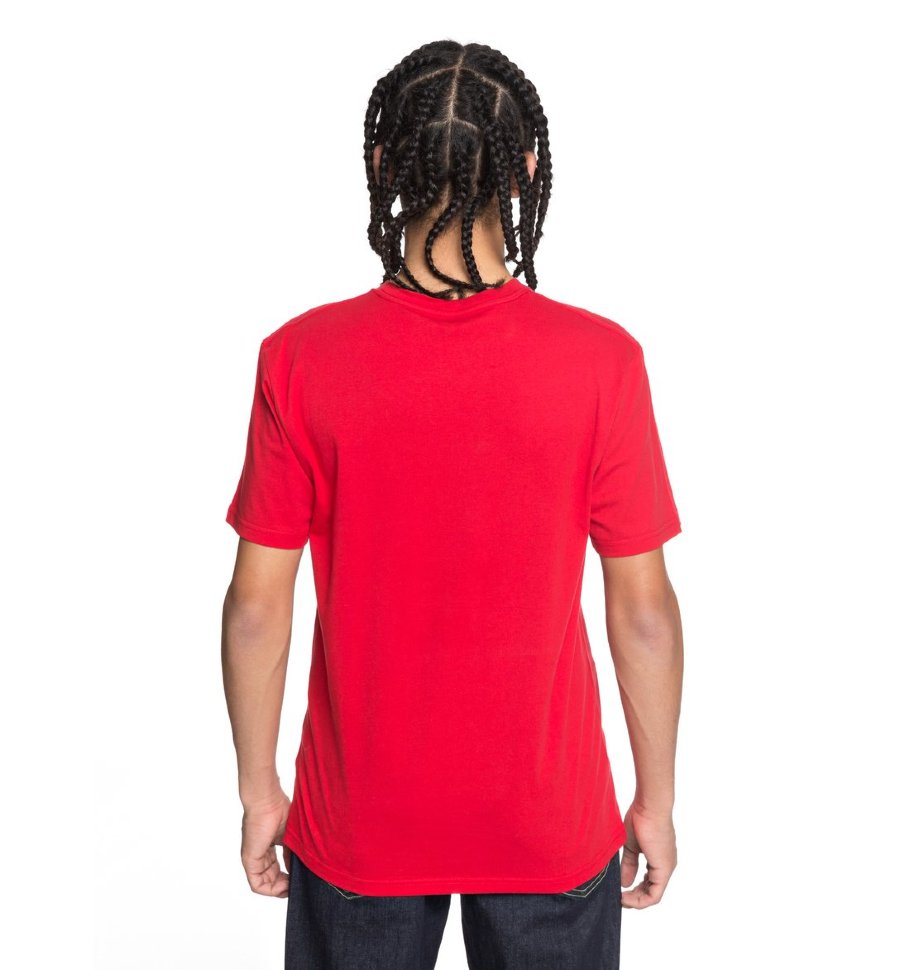 Футболка мужская DC SHOES Middle Theory S M Tango Red фото 3