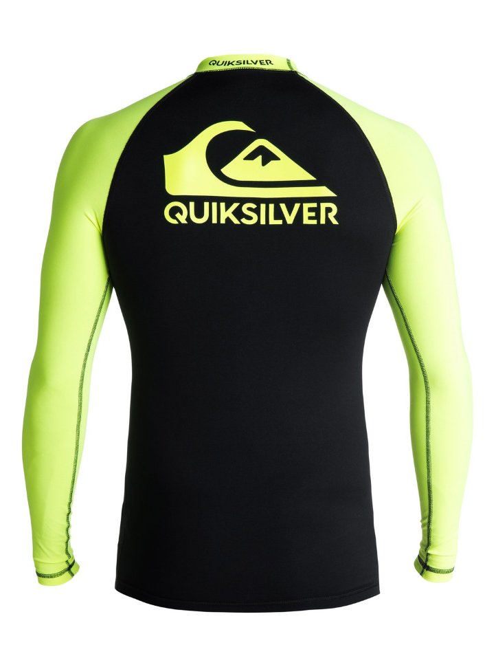 Гидрофуфайка мужская QUIKSILVER On Tour Ls M Safety Yellow/ Black фото 2