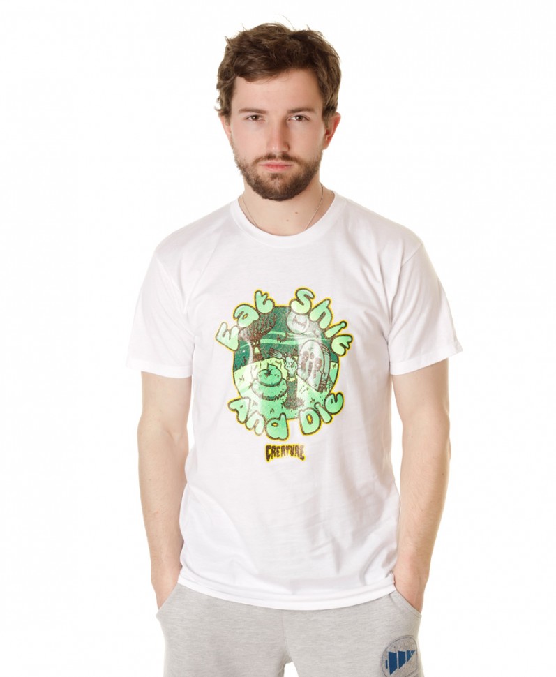 Футболка CREATURE Eat Shit White