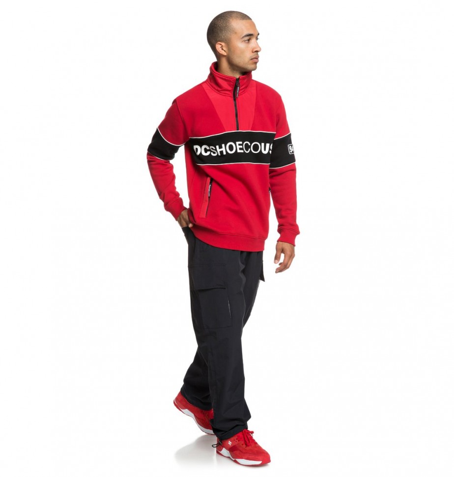 Джемпер DC SHOES Clewiston Mock M Tango Red фото 4