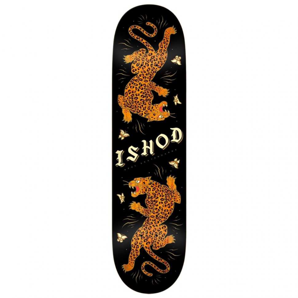 фото Дека для скейтборда real skateboards rl brd ishod cat scratch tt 8.5"