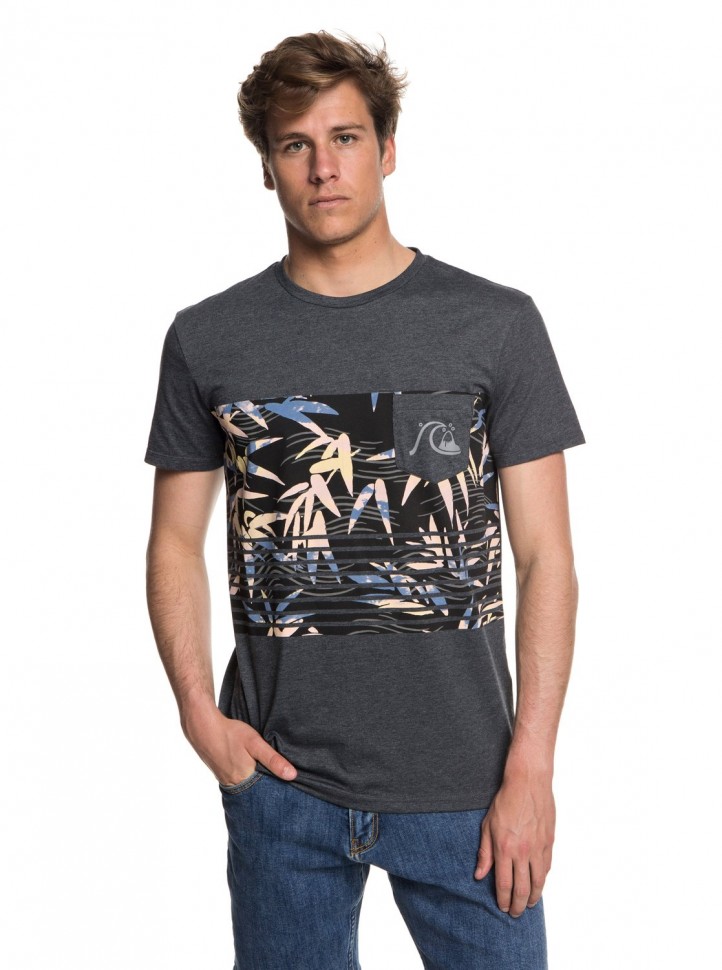 Футболка QUIKSILVER Silentfurry M Charcoal Heather