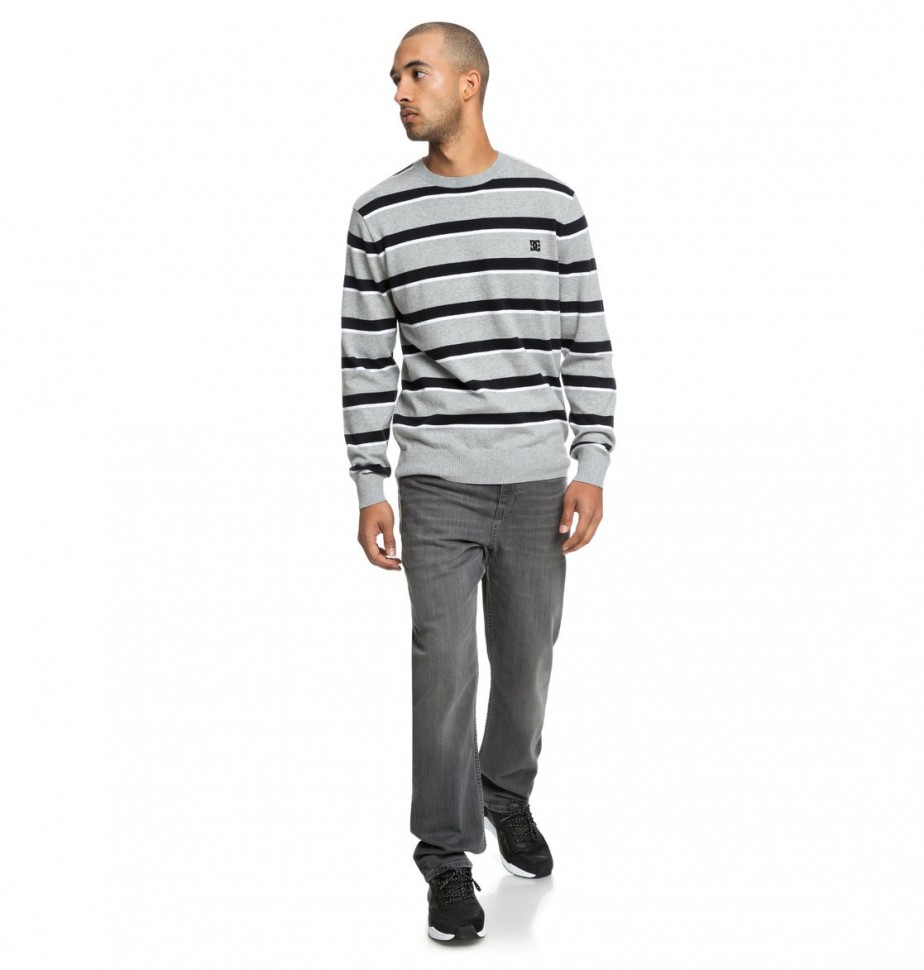 Джемпер DC SHOES Sabotage Stripe M Grey Heather фото 4