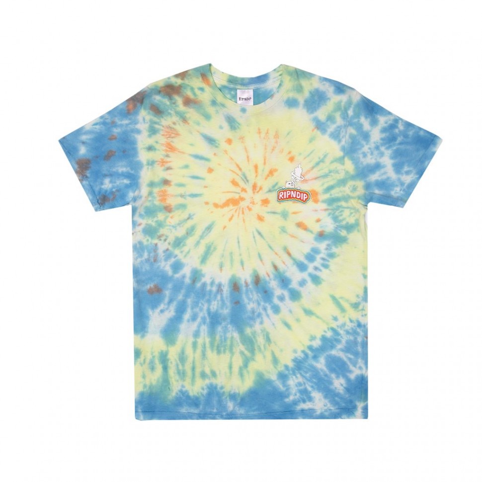 Футболка RIPNDIP Smokin Tee Multi Tie Dye 2020