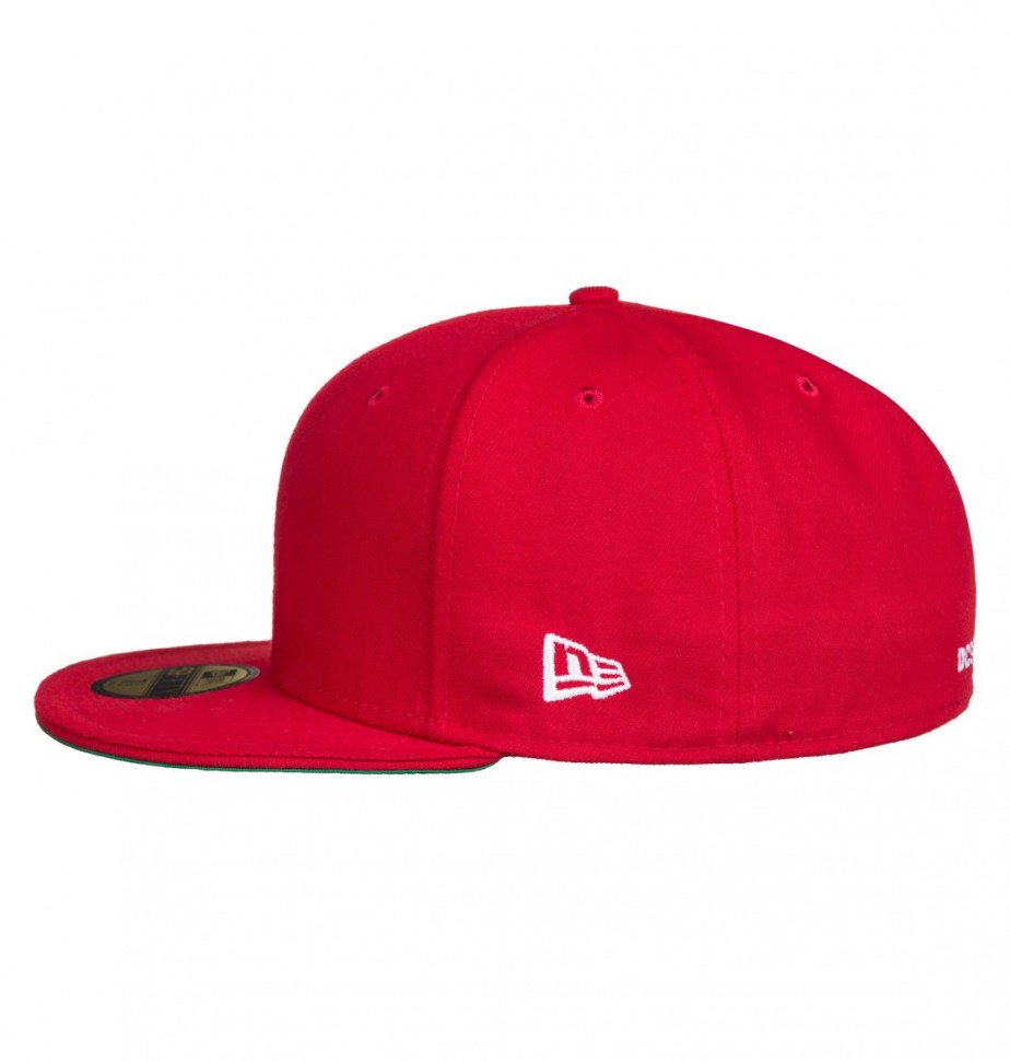 Кепка-бейсболка DC SHOES Skate Fitted Ha Tango Red фото 2