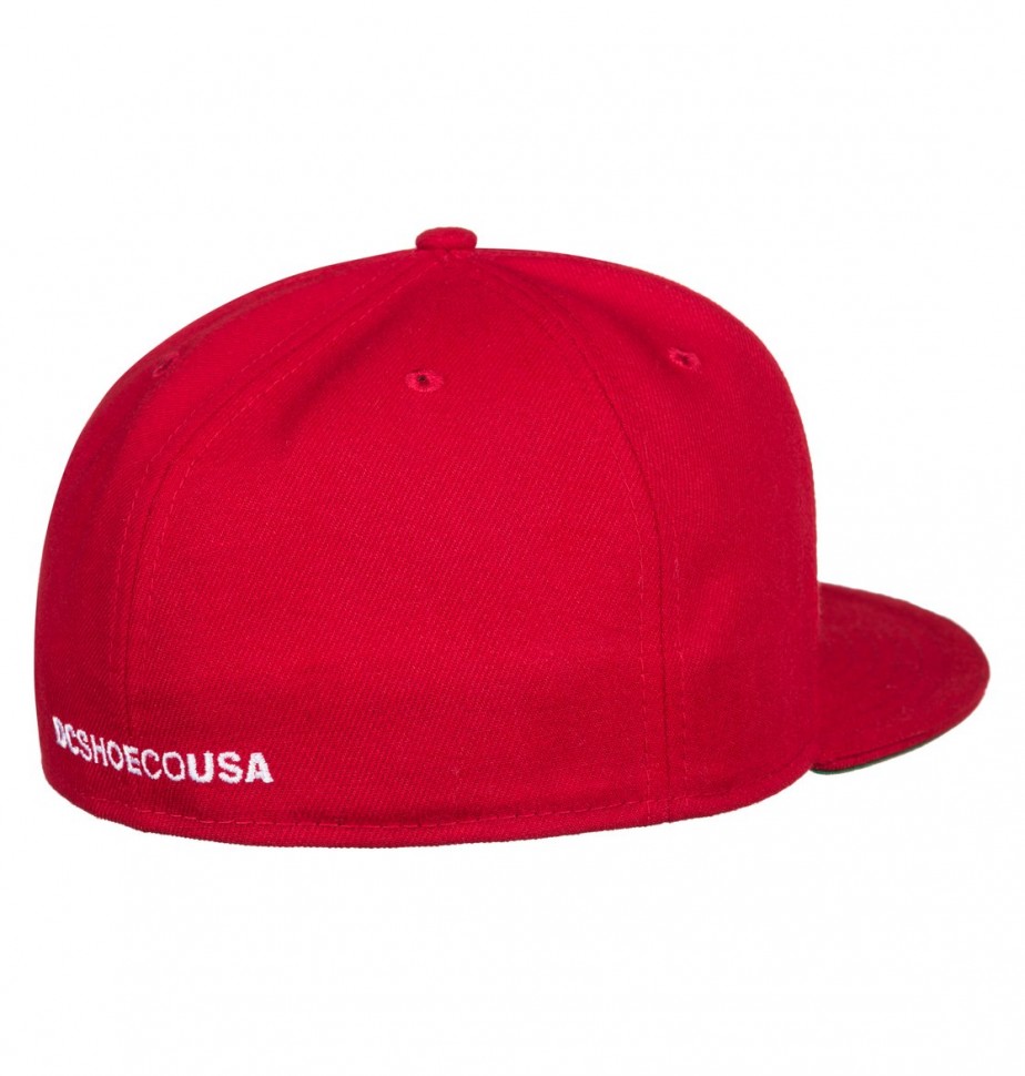 Кепка-бейсболка DC SHOES Skate Fitted Ha Tango Red фото 3