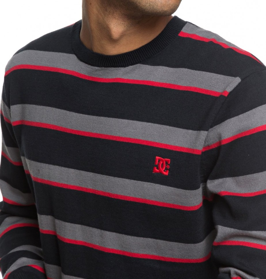 Джемпер DC SHOES Sabotage Stripe M Black фото 3