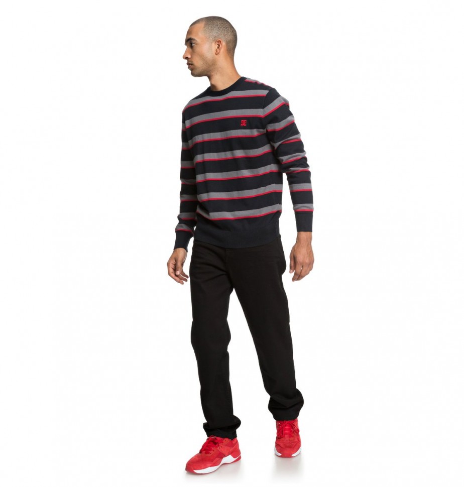 Джемпер DC SHOES Sabotage Stripe M Black фото 4