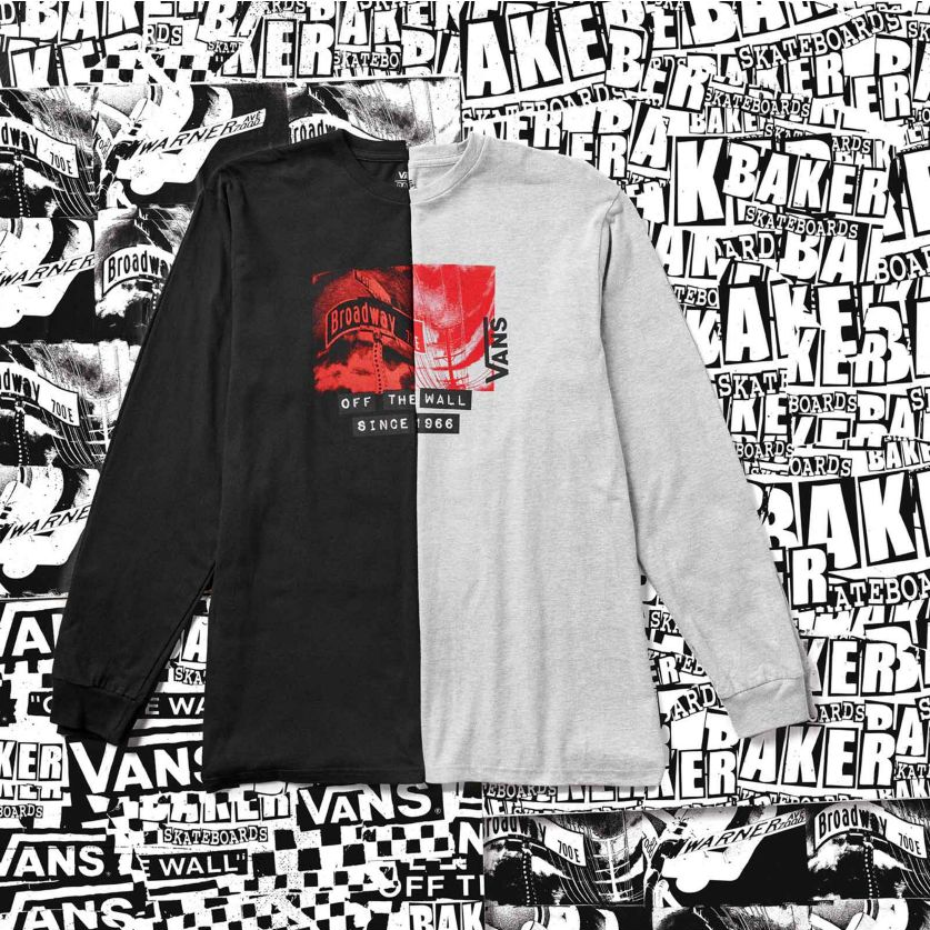 Лонгслив VANS Mn Vans X Baker Ls Athletic Heather фото 5