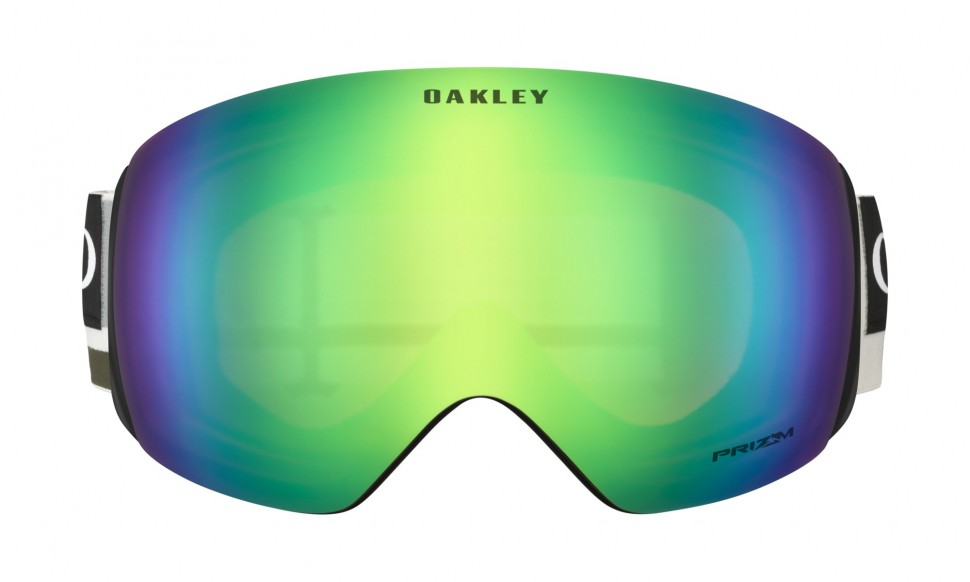 фото Маска горнолыжная oakley flight deck blockedout dark brush/prizm jade