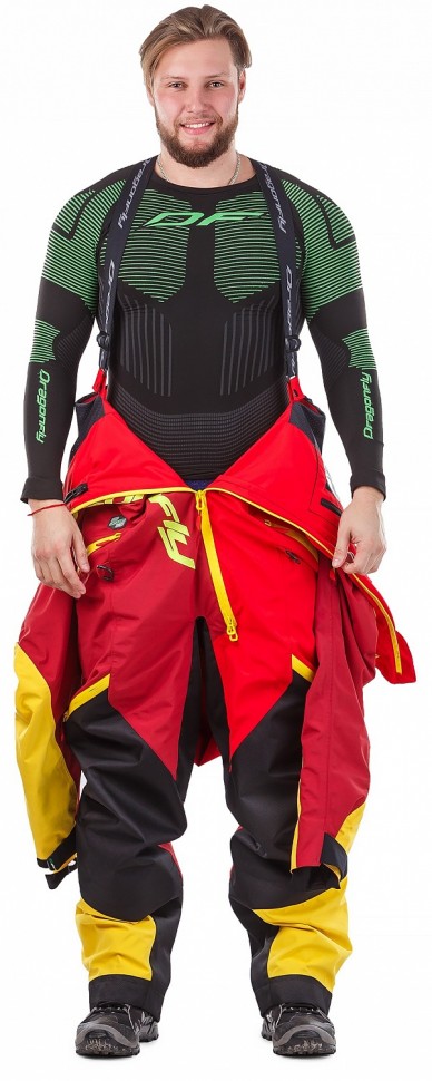 Комбинезон мужской DRAGONFLY Extreme Red Yellow фото 4