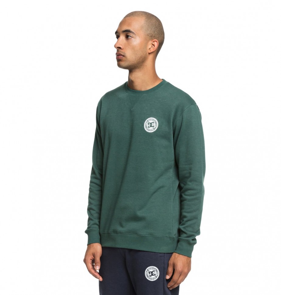 Джемпер DC SHOES Rebel Crew M Hunter Green фото 2