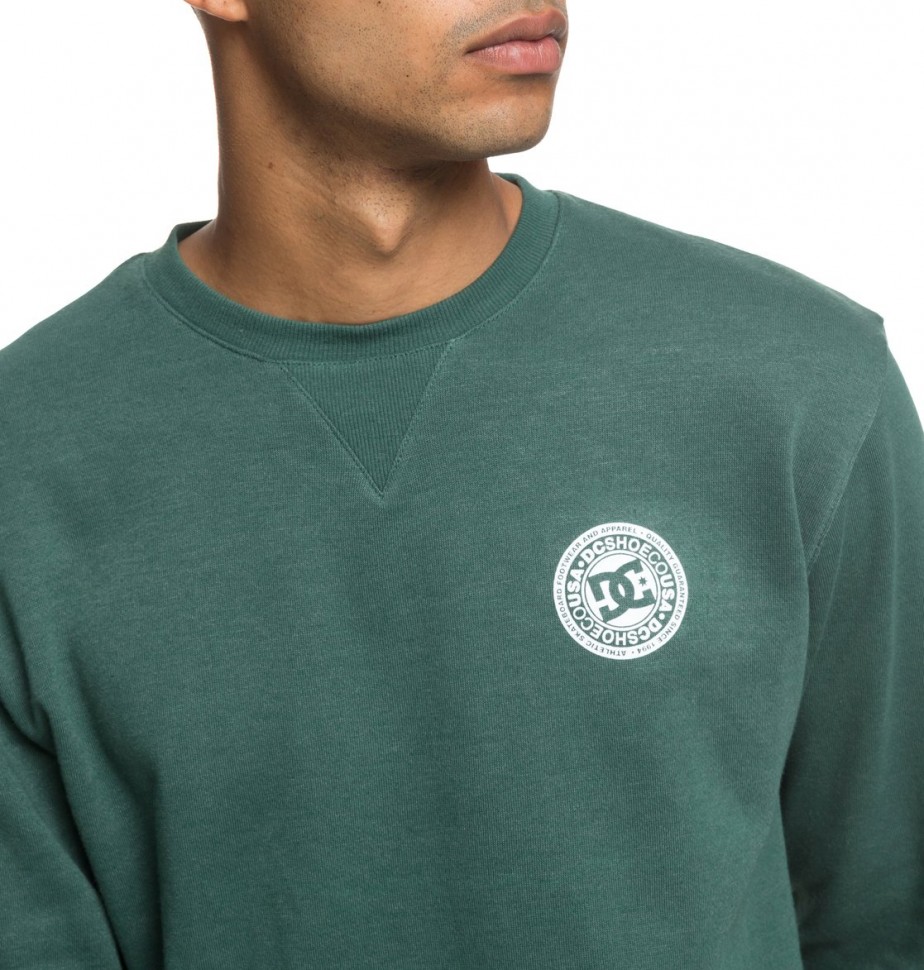 Джемпер DC SHOES Rebel Crew M Hunter Green фото 3