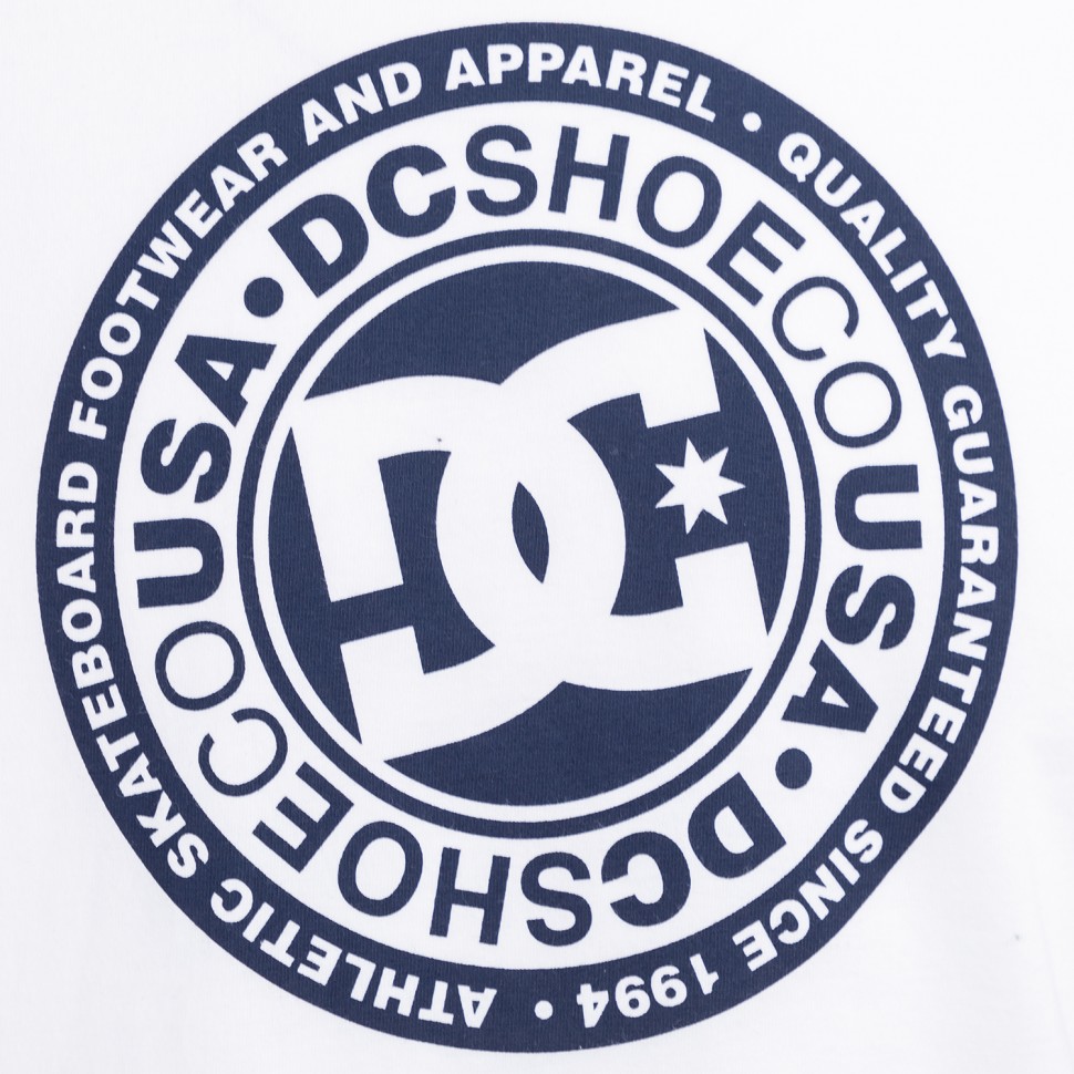 Футболка DC SHOES Research 3/4 Ra M Tees Black Iris/ Snow White фото 3