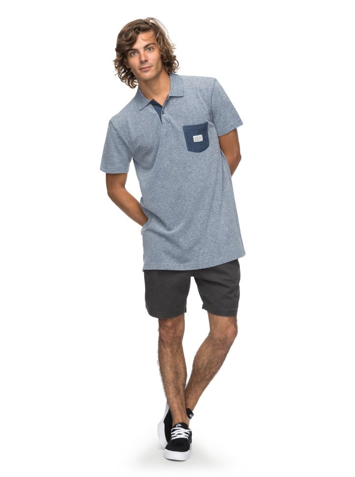 Рубашка-поло мужская QUIKSILVER Cruzl M Bright Cobalt