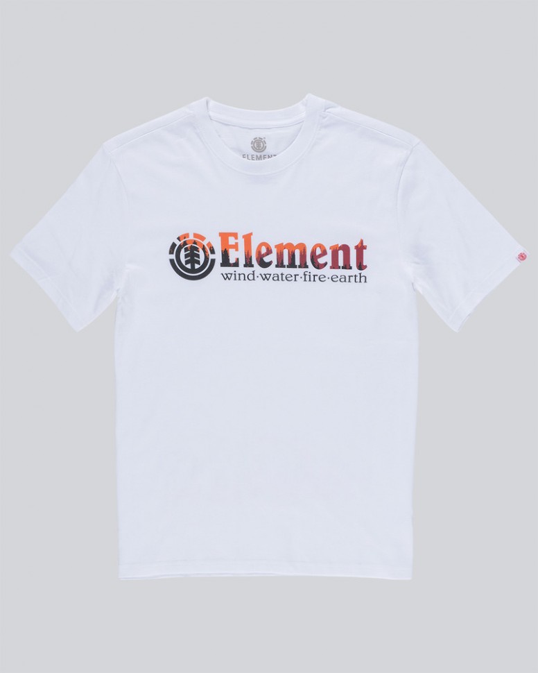 Футболка мужская ELEMENT Glimpse Horizontal S Optic White фото 4