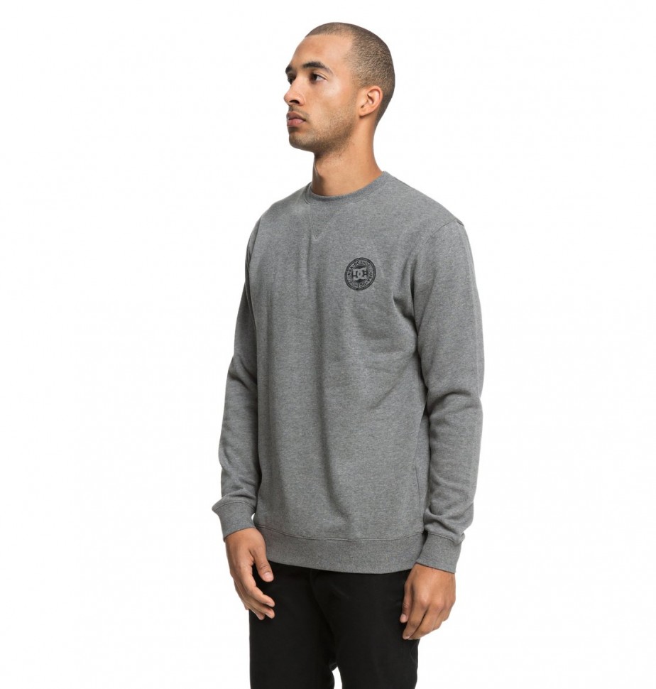 Джемпер DC SHOES Rebel Crew M Charcoal Heather фото 2